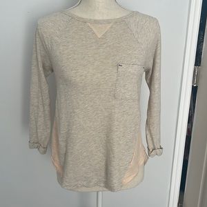 Anthropologie Little Yellow Button XS Backstory top